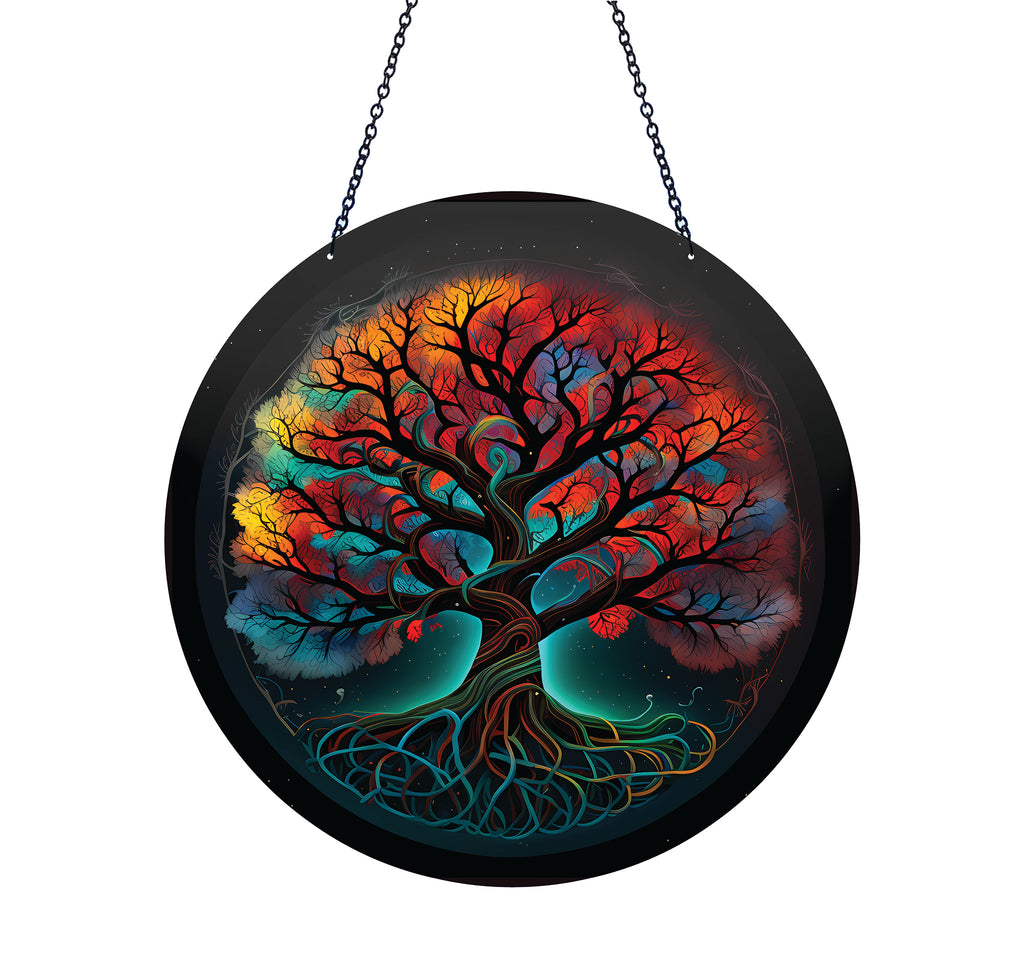 Tree of Life Suncatcher with Chain #SC272 by d'ears, made in the USA