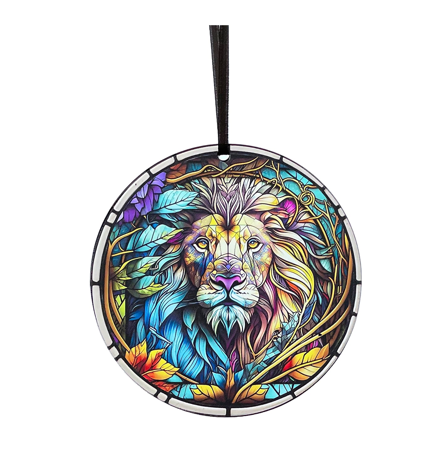 Lion, Acrylic Window Ornament #SC273