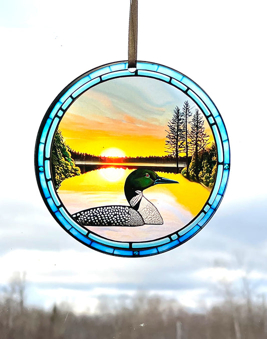 Loon, Acrylic Window Ornament #SC275