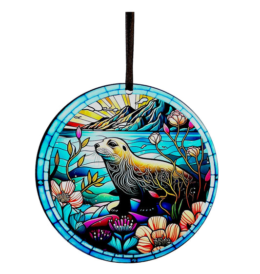 Seal, Acrylic Window Ornament #SC276