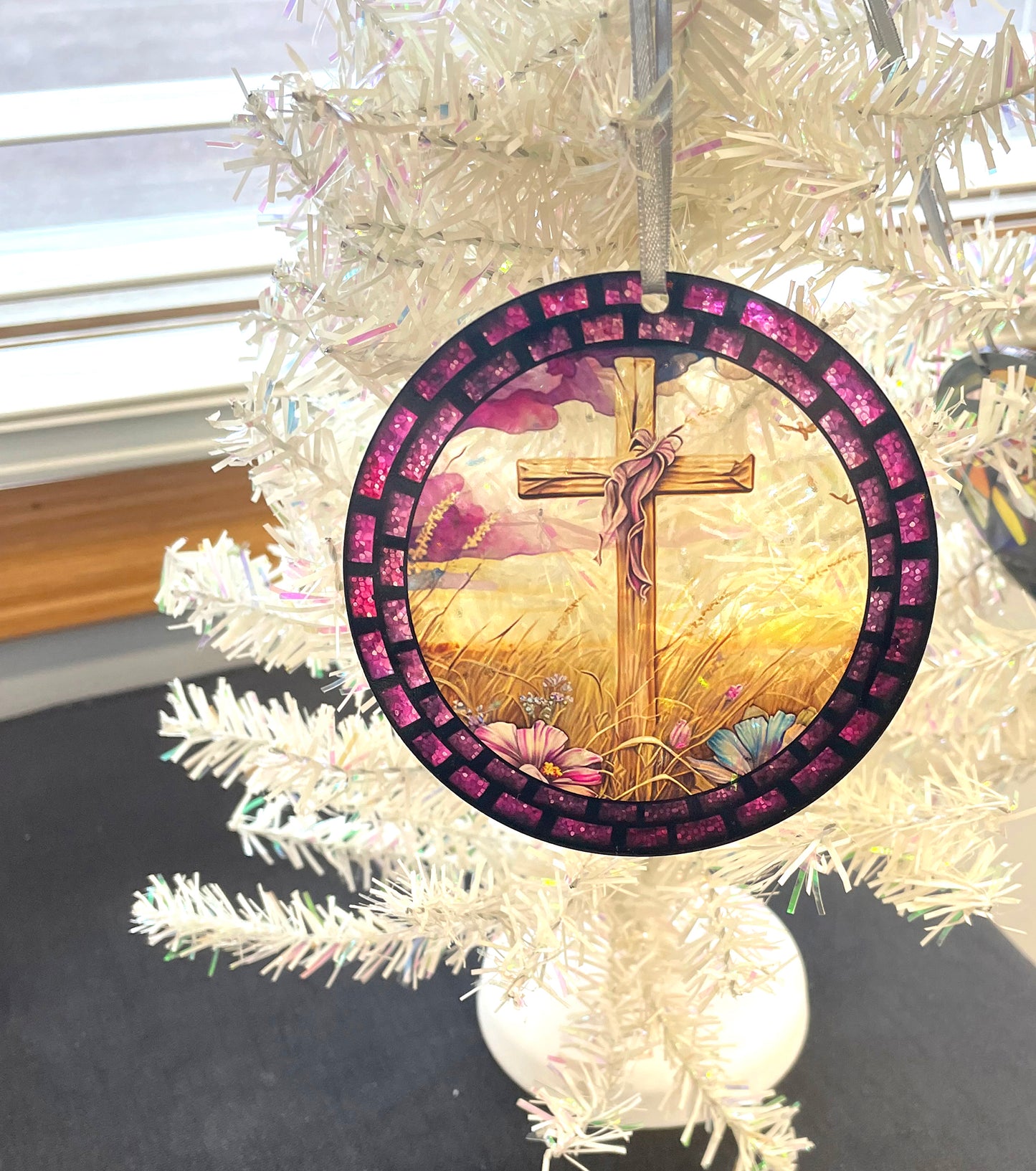 Cross, Acrylic Window Ornament #SC278