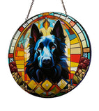 Belgian Sheep Dog Suncatcher with chain #SC291 by d'ears