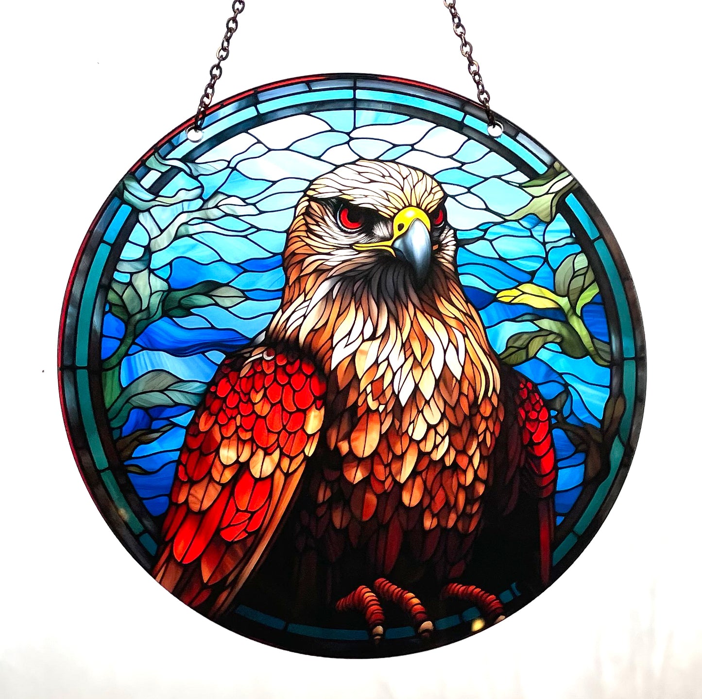 Falcon Acrylic Sun Catcher with Chain #SC317 by d'ears