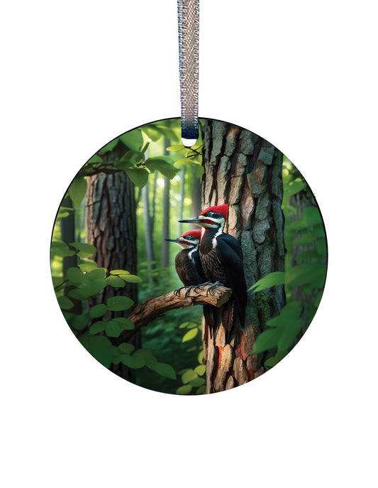 Pileated Woodpecker, Acrylic Window Ornament #SC378