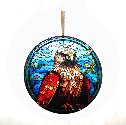 Falcon, Acrylic Window Ornament #SC390