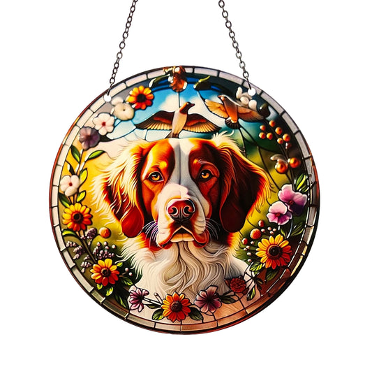 Brittany Acrylic Suncatcher with chain #SC395 by d'ears