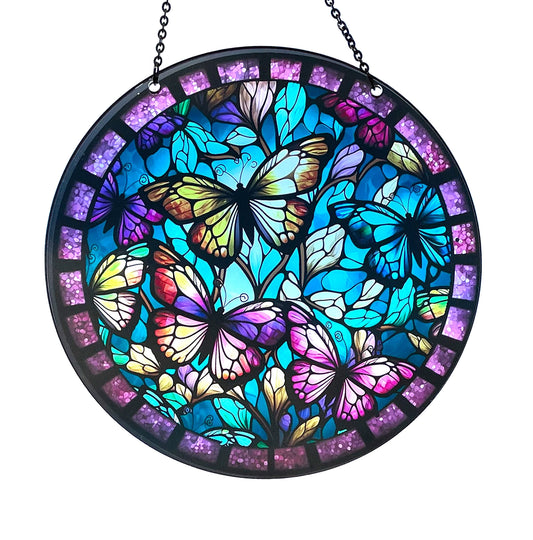 Butterfly Acrylic Suncatcher with Chain #SC111 by d'ears