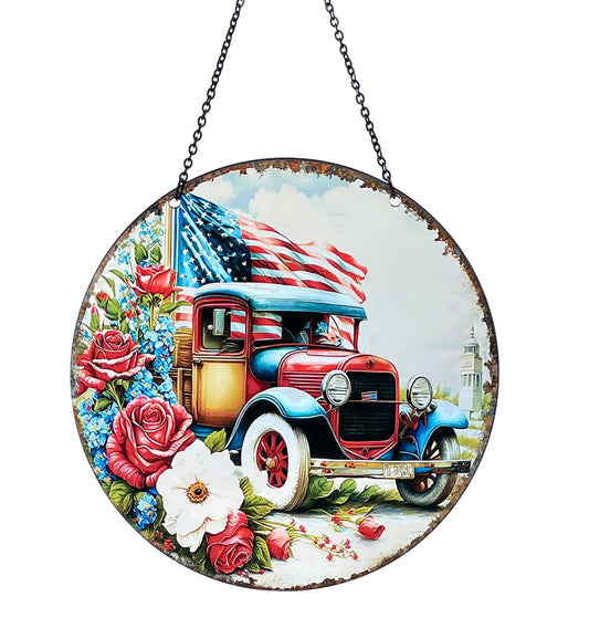 Vintage Truck Acrylic Suncatcher with Chain #SC121 by d'ears