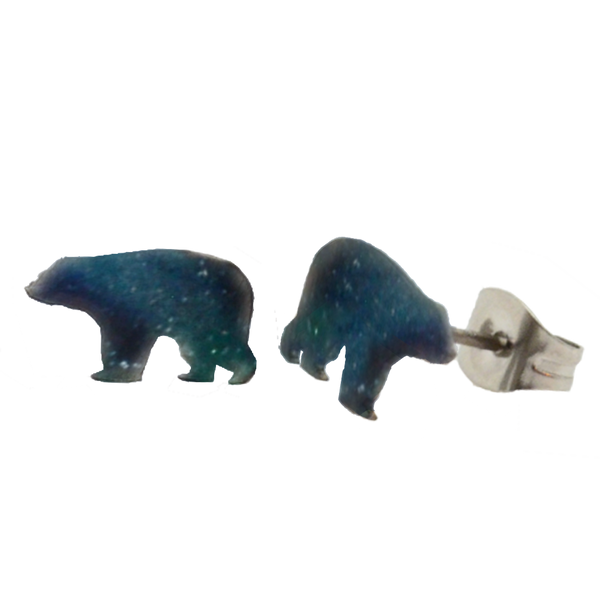 Aurora Bear post earrings, Item# 0127