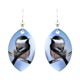 Black-capped Chickadee Earrings, Item# 1153