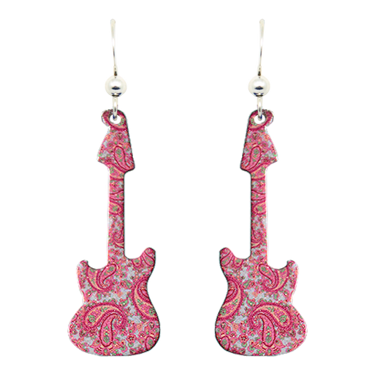 Pink Paisley Guitar