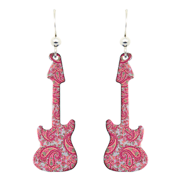 Pink Paisley Guitar