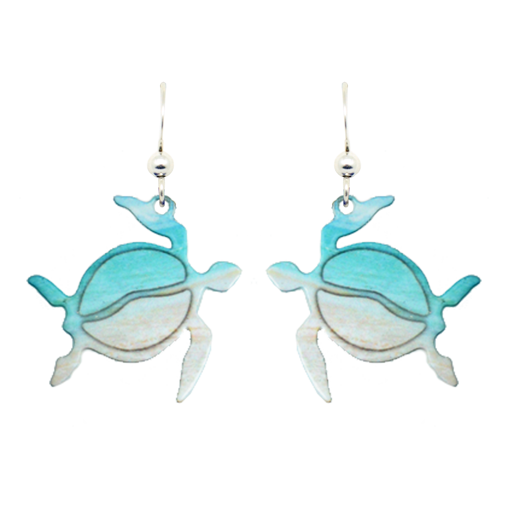 Beach Honu Turtle Earrings, Item# 1571