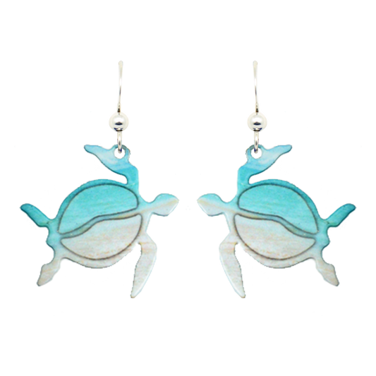Beach Honu Turtle Earrings, Item# 1571