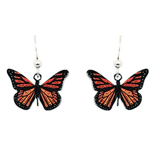 Monarch Butterfly Earrings #1605