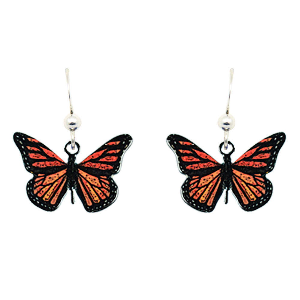 Monarch Butterfly Earrings #1605