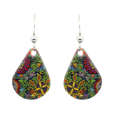 Caribbean Earrings, sterling silver French hooks, Item# 1620