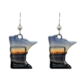 MN, Duluth Lift Bridge Earrings #1689