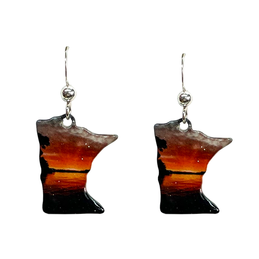 MN, Roberds Lake Earrings #2516