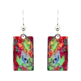 Alaso Rectangle Earrings, Sterling Silver Earwires, Item# 1744
