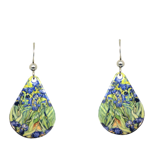 Irises - Earrings #1749 by d'ears