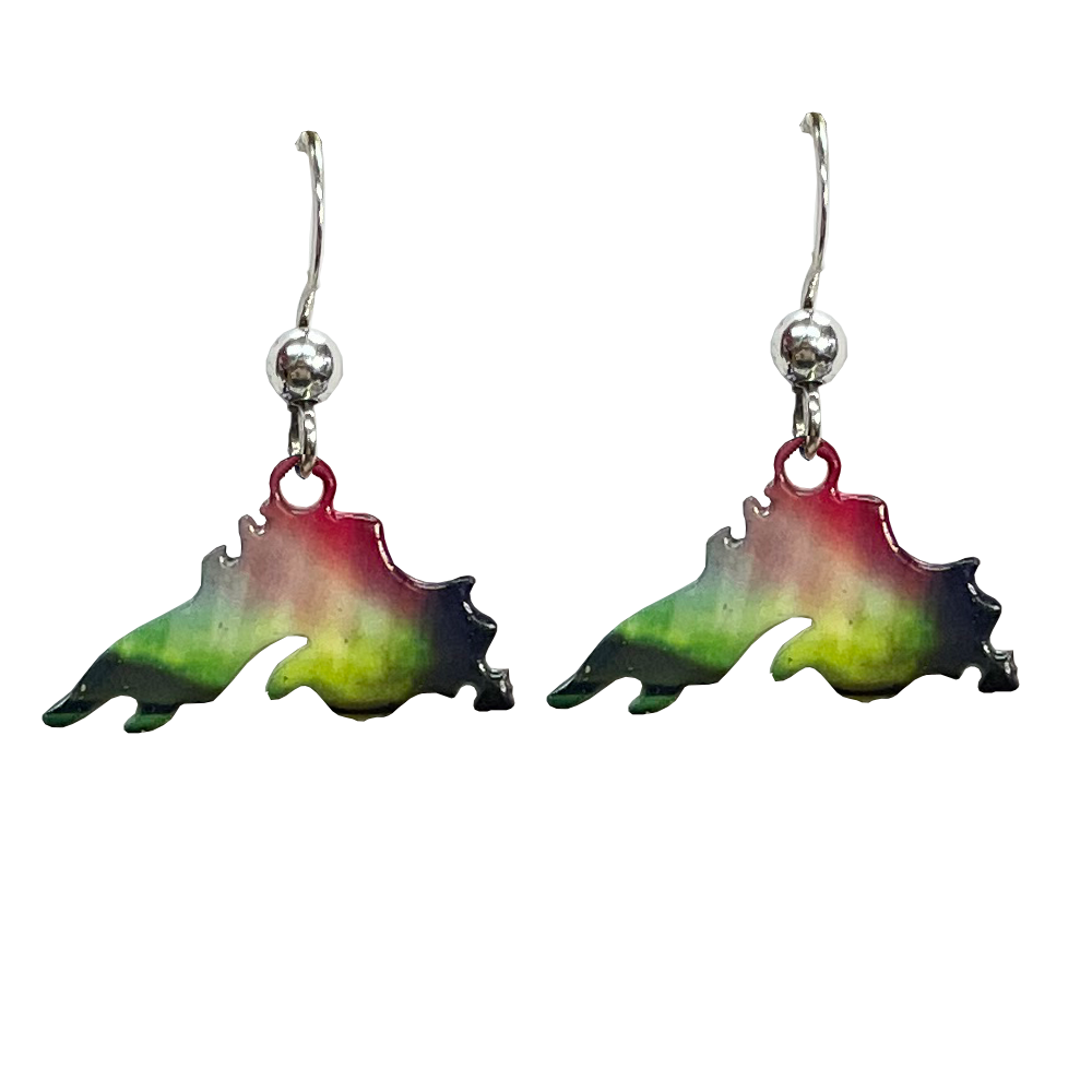 Lake Superior Rainbow Earrings #1757