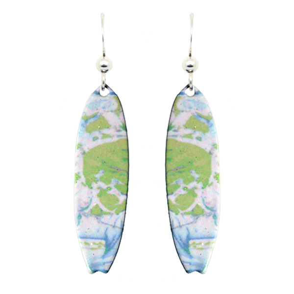 Bay Surf Earrings, Sterling Silver Earwires, Item# 1769