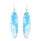 Blue Lagoon Earrings, Sterling Silver Earwires, Item# 1770