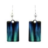 Aurora Small Rectangle Earrings, Sterling Silver Earwires, Item# 1836