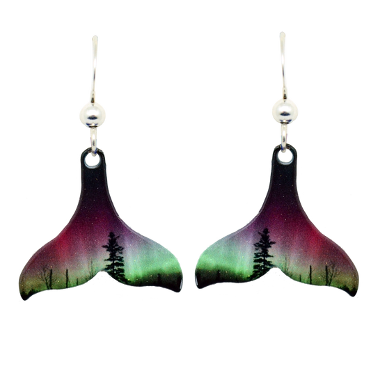 Forest of Lights Whale Tail Earrings #1889