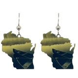 WI, Canoe, Earrings #1931