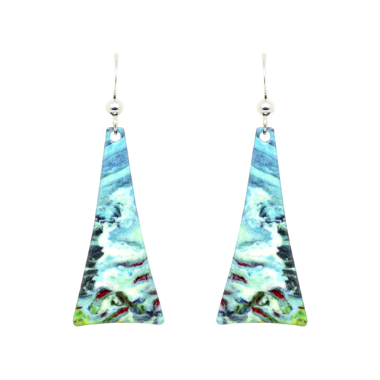 Blue Water Earrings, Item# 1965