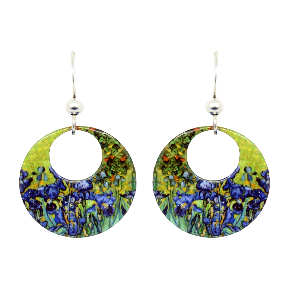 Irises - Earrings Item #2001