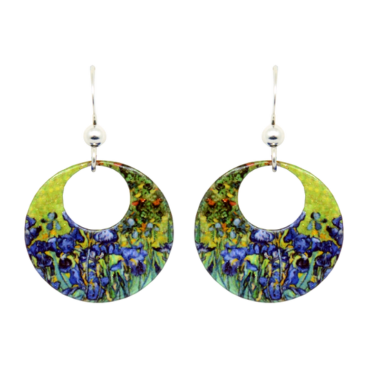 Irises - Earrings Item #2001