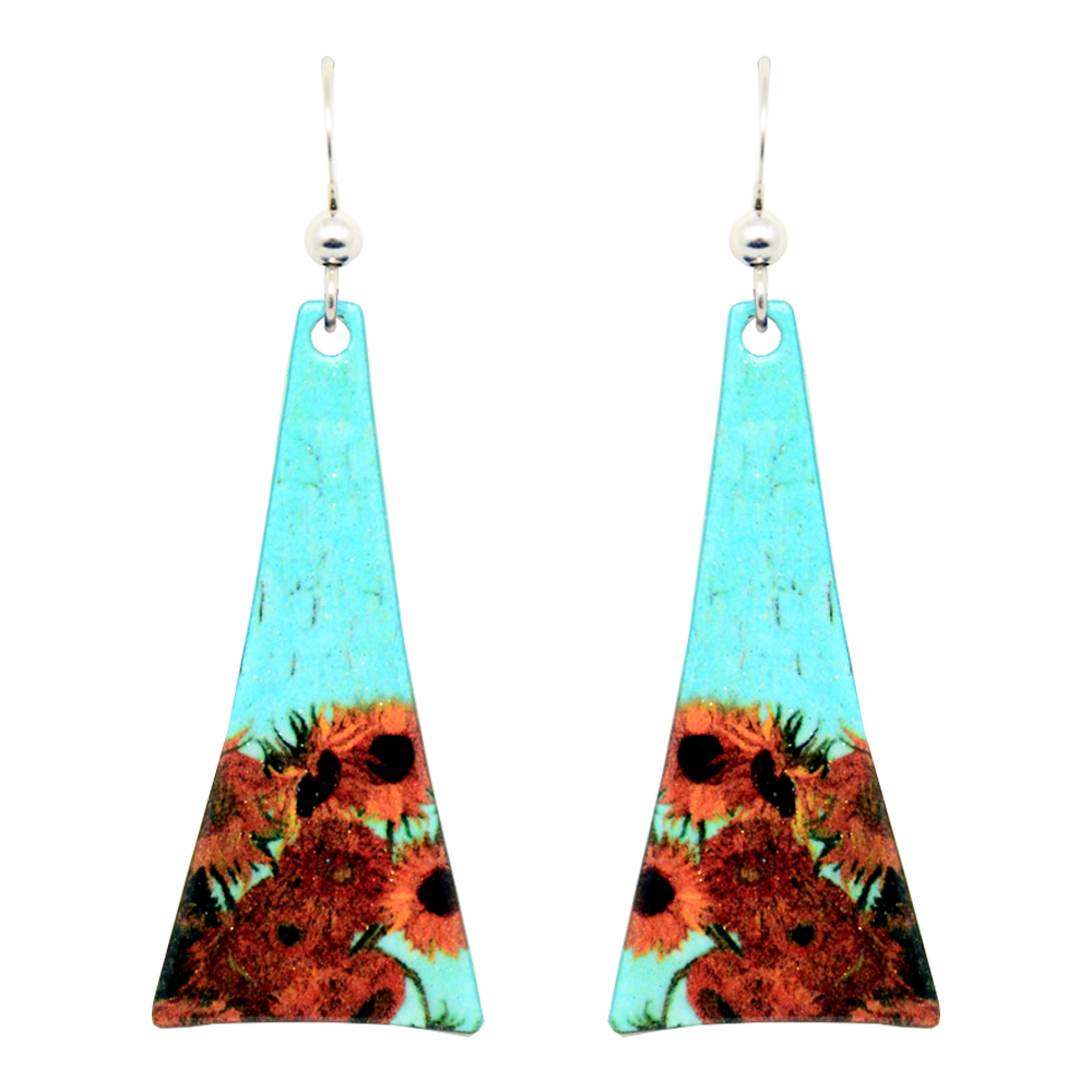 Sunflowers earrings #2014 by d'ears