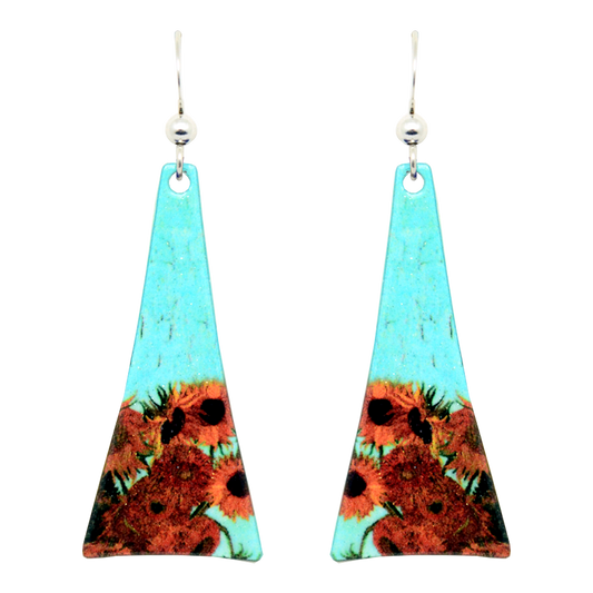 Sunflowers earrings #2014 by d'ears