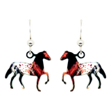Appaloosa Earrings, Sterling Silver Earwires, Item# 2052