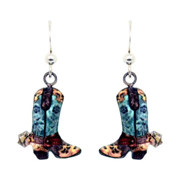 Head Over Boots earrings, #2053