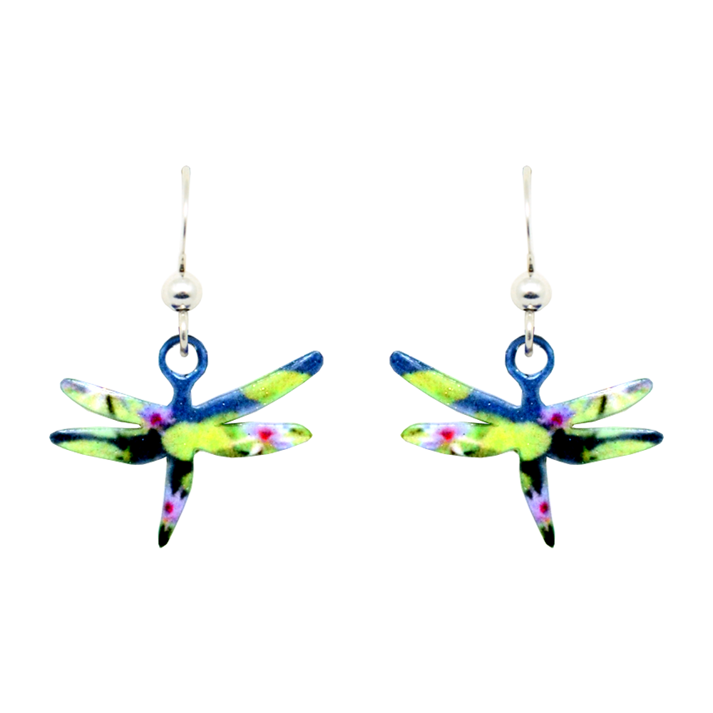 Pink Water Lilies Dragonfly