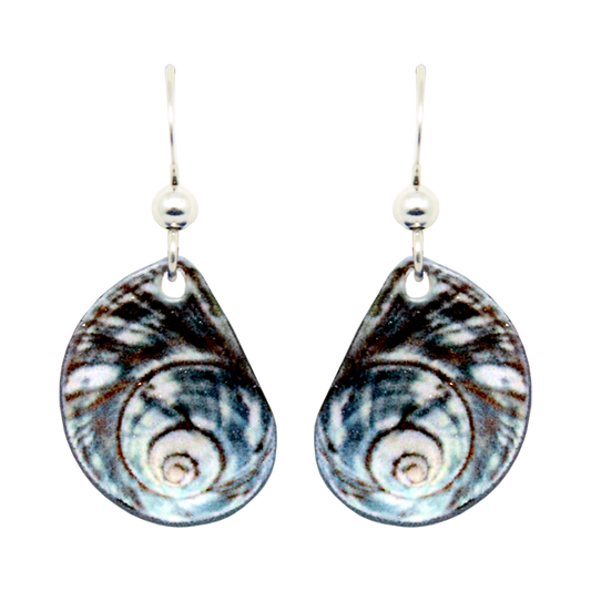 Blue Sharks Eye Earrings,by d'ears # 2063
