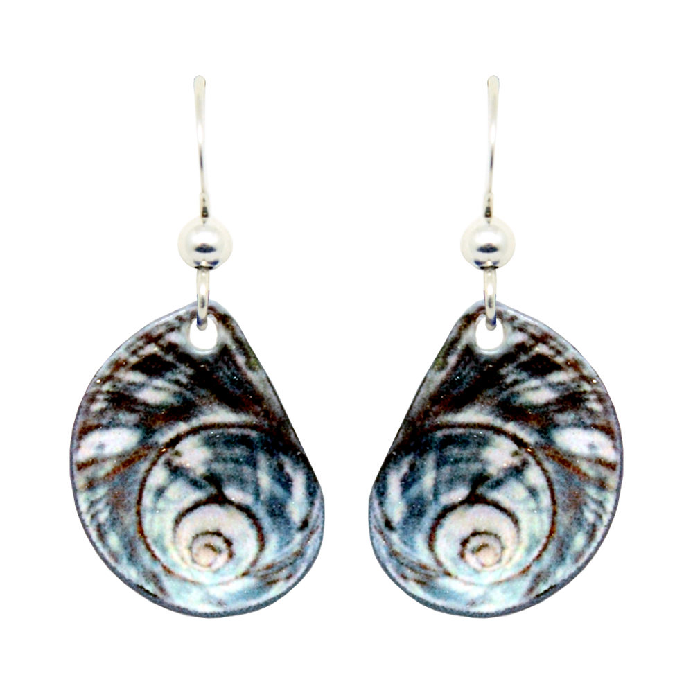 Blue Sharks Eye Earrings,by d'ears # 2063