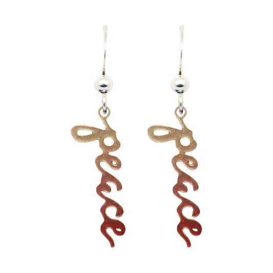 Peace earrings by d'ears #2097