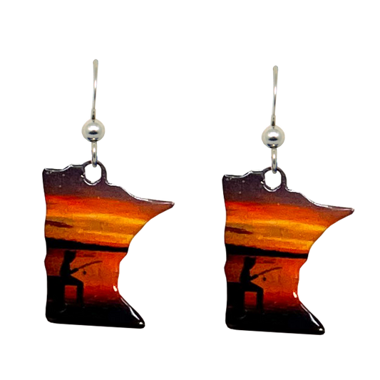 MN, Gone Fishing Earrings #2104