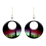 Forest of Lights Open Circle Earrings