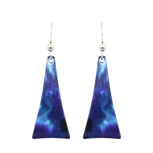 On Angel's Wings Tapered Triangle Earrings