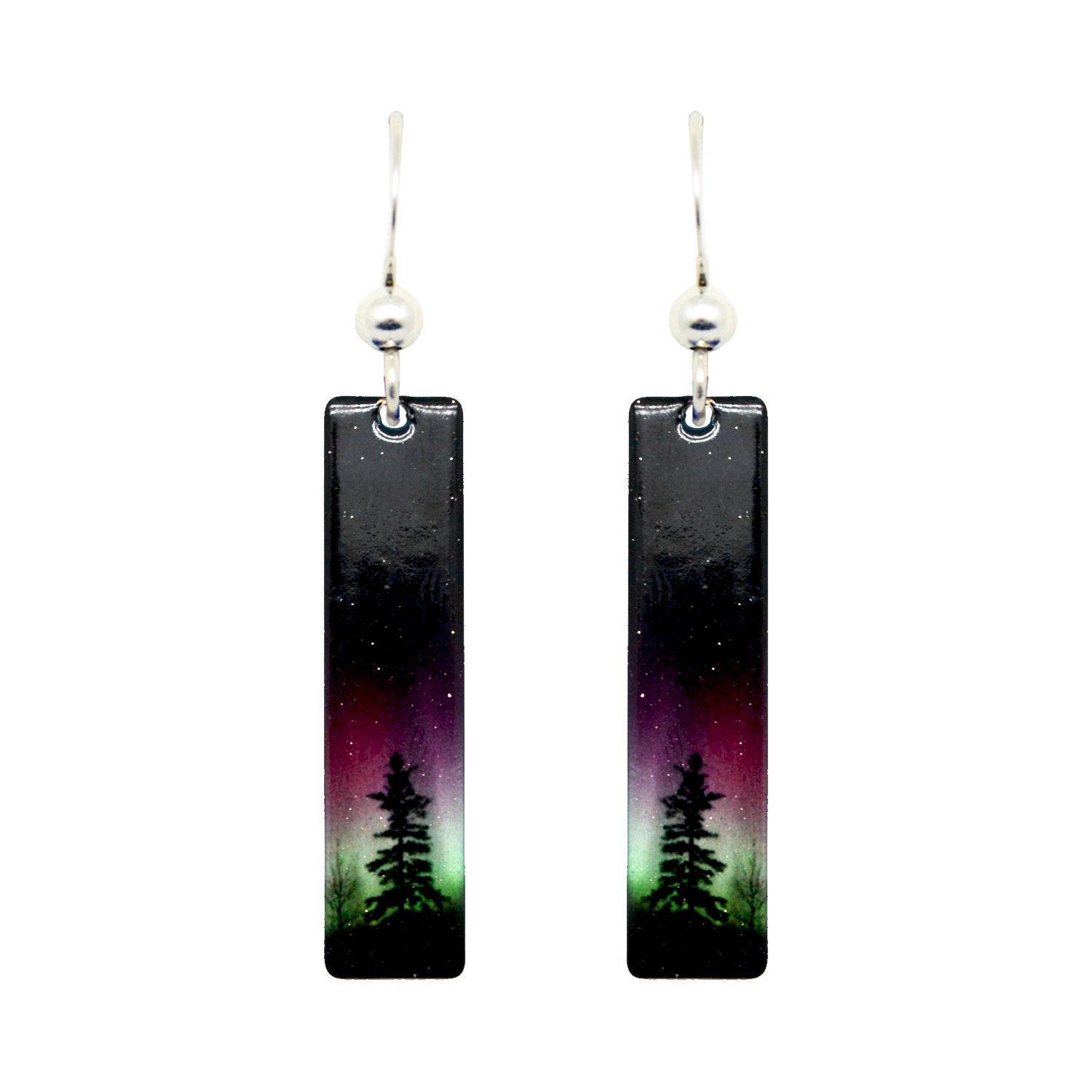 Forest of Lights Slender Rectangle Earrings #2128 – d'ears store SHOPIFY