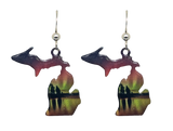 MI, State, Birch Lake Earrings, #2131