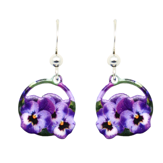 Purple Pansies