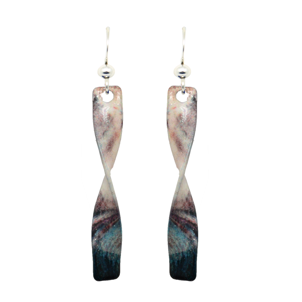 Beginning Twist Earrings, Sterling Silver Earwires, Item# 2206