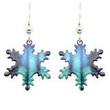 Aurora Snowflake Earrings, Sterling Silver Earwires, Item# 2233